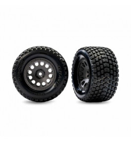 TRAXXAS ROUES MONTEES GRAVIX ARRIERE 10775