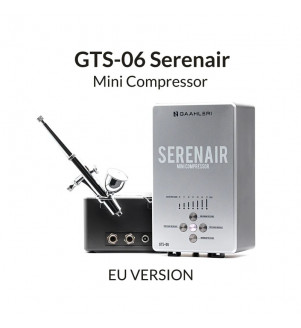 GAAHLERI COFFRET AEROGRAPHE CS-36 + COMPRESSEUR SERENAIR GTS-06 42939