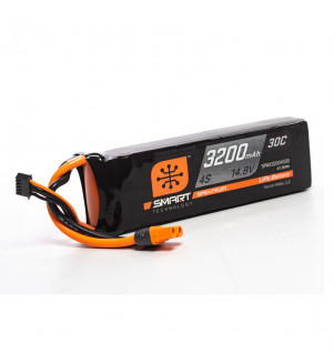 SPEKTRUM LIPO 3200MAH 4S 14.8V SMART 30C IC3 SPMX32004S30