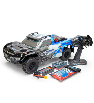 FTX APACHE 2.0 1/10 BRUSHLESS TROPHY TRUCK RTR BLEU FTX5498V2B