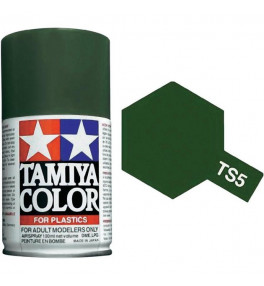 Bombe Peinture Tamiya  TS-5 Vert olive terne 100ml