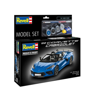 REVELL COFFRET CORVETTE C8 CABRIOLET ECH : 1/25  07750