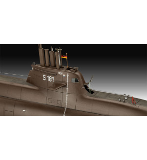 REVELL 70 ANS BUNDESWEHR - WILHELM BAUER U-2540-206A-212A 05186