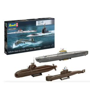 REVELL 70 ANS BUNDESWEHR - WILHELM BAUER U-2540-206A-212A 05186