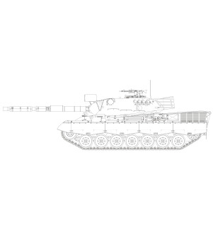 REVELL LEOPARD 1 A1A1-A1A4 AVEC STARTER KIT RV-05656