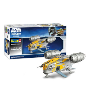 REVELL STAR WARS MANDALORIAN AND GROGU RAZOR CREST ECH : 1/72 06747