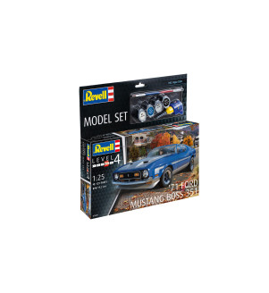 REVELL COFFRET '71 FORD MUSTANG BOSS 351 AVEC STARTER KIT 67699