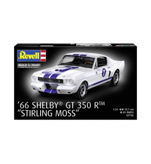 REVELL MAQUETTE 1966 Shelby GT 350 R Stirling 1/24 07736
