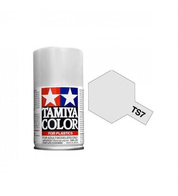 Bombe Peinture Tamiya  TS-7 Blanc Racing briliant 100ml