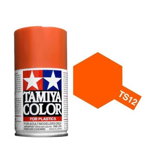 Bombe Peinture Tamiya  TS-12 Orange 100ml