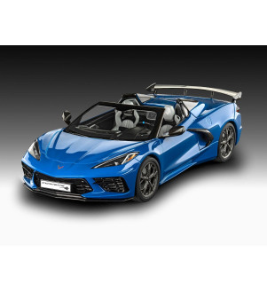 REVELL CORVETTE C8 CABRIOLET BUILD PAINT ECH : 1/25 07750