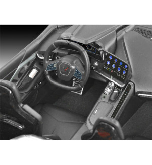 REVELL CORVETTE C8 CABRIOLET BUILD PAINT ECH : 1/25 07750