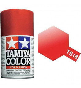 Bombe Peinture Tamiya  TS-18 Rouge Métal briliant  100ml