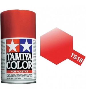 Bombe Peinture Tamiya  TS-18 Rouge Métal briliant  100ml