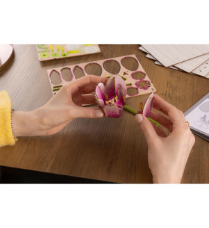 REVELL CREATIVE WOOD ART FLOWERS - FLEURS DU JARDIN 181PCS 00632