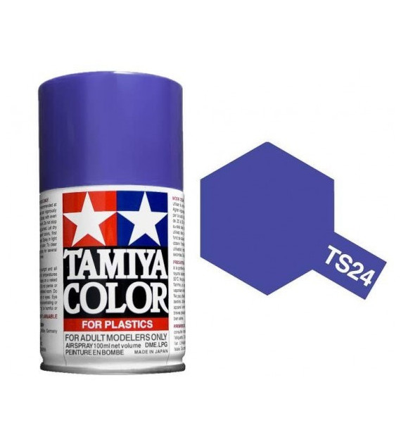 Bombe Peinture Tamiya  TS-24 Violet  100ml