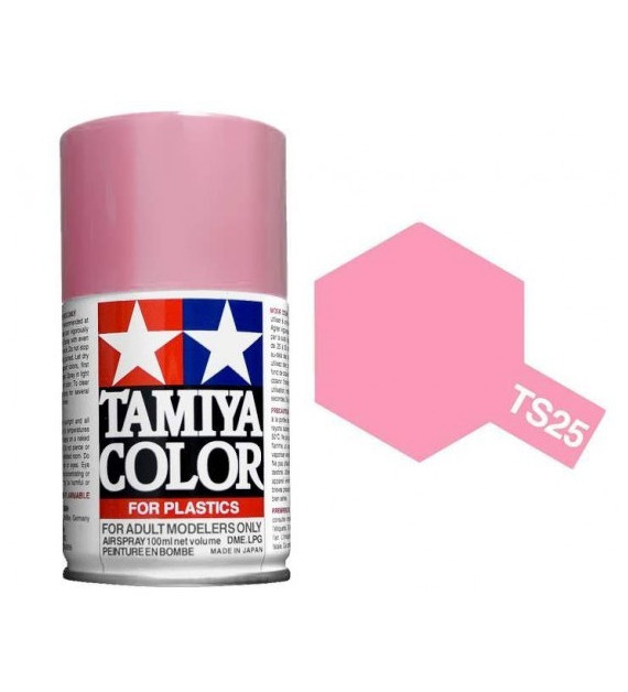 Bombe Peinture Tamiya  TS-25 Rose  100ml