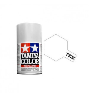 Bombe Peinture Tamiya  TS-26 Blanc pur briliant  100ml