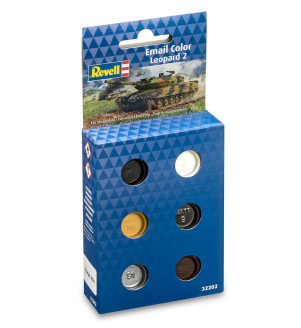 REVELL EMAIL COLOR SET - LEOPARD 2 A6M (6X14ML) 32202
