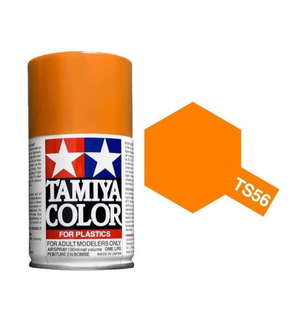 Bombe Peinture Tamiya  TS-56 Orange Vif briliant 100ml