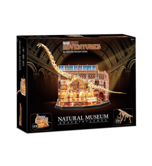 TINY ADVENTURES MAQUETTE EN BOIS  NATURAL MUSEUM BRACHIOSAURUS  00619