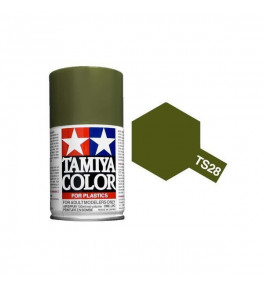 Bombe Peinture Tamiya  TS-28 Vert olive terne  100ml