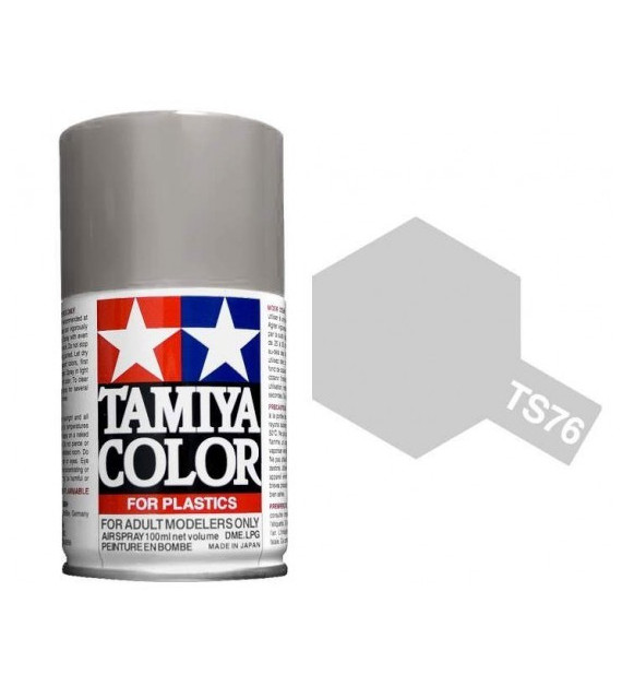 Bombe Peinture Tamiya  TS-76 Argent Clair Metal briliant  100ml