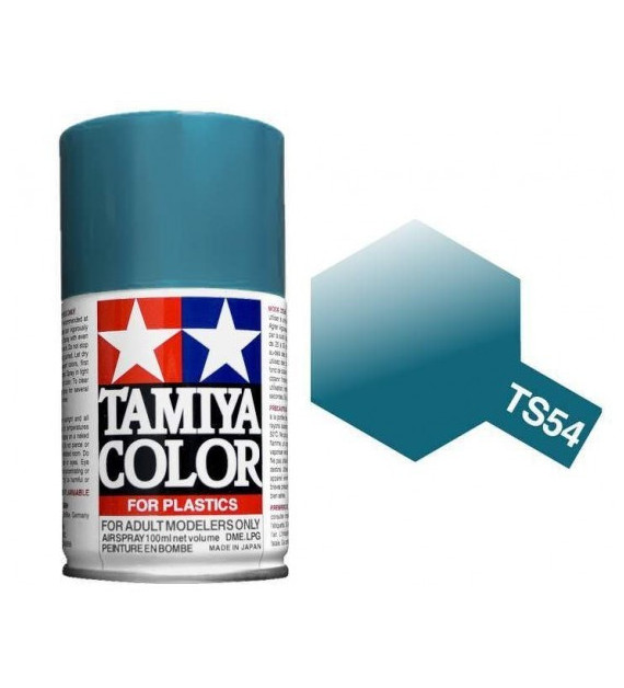 Bombe Peinture Tamiya  TS-54 Bleu Metal Clair 100ml