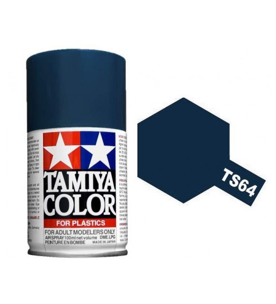 Bombe Peinture Tamiya  TS-64 Bleu Foncé Mica  100ml