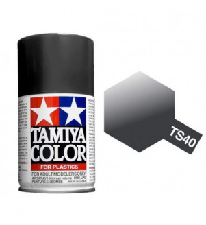 Bombe Peinture Tamiya  TS-40 Noir Métallique  100ml