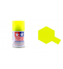 Bombe Peinture Tamiya  PS-27 Jaune Fluorescent 100ml