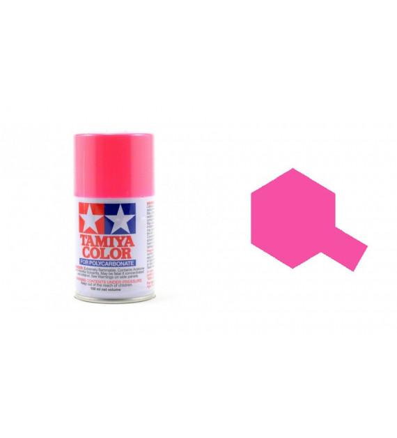 Bombe Peinture Tamiya  PS-29 Rose Fluorescent 100ml