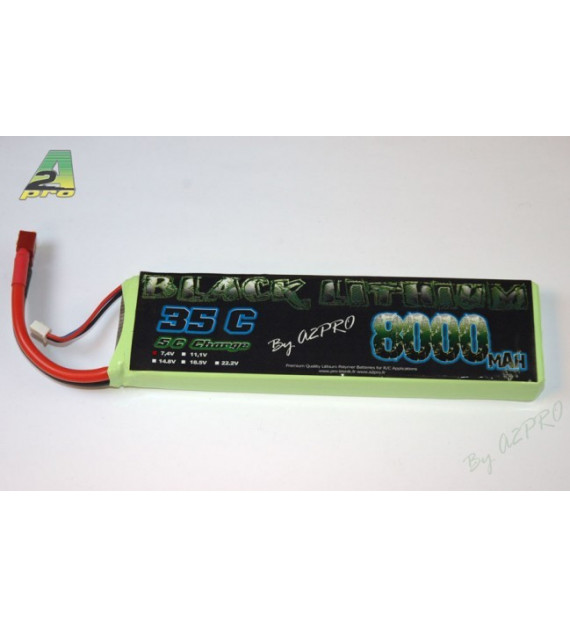 Black Lithium 2S 8000mah 35c