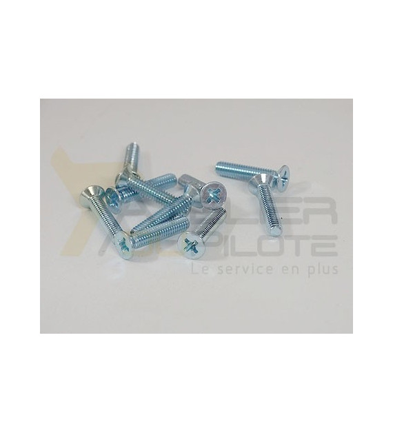 Vis tête conique cruciforme M4x20