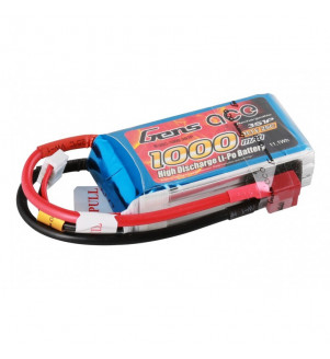 GENS ACE Batterie Lipo 3S 1000mAh 25C B-25C-1000-3S1P