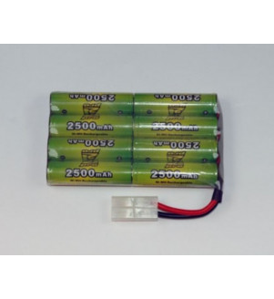 Batterie NimH 9.6V 2500mAh Tamiya