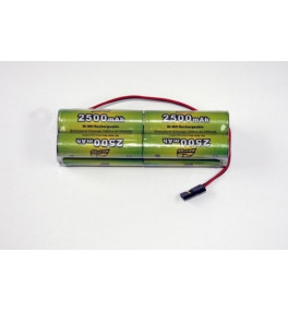 Pack Nimh 9.6v 2500mah JR...