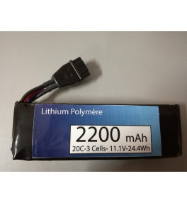 Batterie 3S 2200mAh 20C connectique MPX