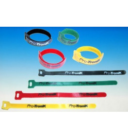 Collier velcro 23cm 8 pces - 4 couleurs