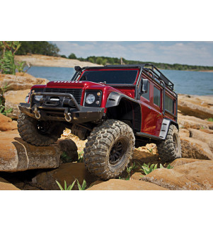 TRAXXAS TRX4 Land Rover DEFENDER rouge TRX-82056-4