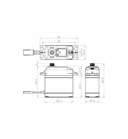 SAVOX Servo (6V-36kg-0,16s) SA-1230SG