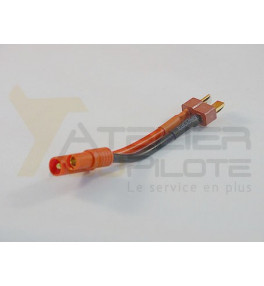 Adaptateur Dean femelle or 3.5mm 14AWG