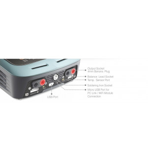 SKYRC Chargeur D200 2x100W 12V/220V + Fer à  souder SK-100097-02