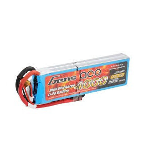 GENS ACE batterie lipo 2S 25C 4000mAh 7.4V B-25C-4000-2S1P