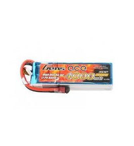 GENS ACE batterie lipo 2S 25C 4000mAh 7.4V B-25C-4000-2S1P