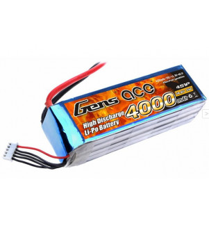 GENS ACE Batterie Lipo 4S 4000mah 25C B-25-4000-4S1P