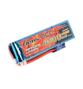 GENS ACE batterie Lipo 6S 4000mAh 45C B-45C-4000-6S1P