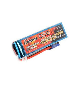 GENS ACE batterie Lipo 6S 4000mAh 45C B-45C-4000-6S1P