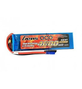 GENS ACE batterie Lipo 6S 4000mAh 45C B-45C-4000-6S1P