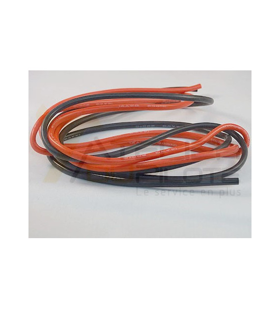 Câble silicone 14 AWG (R + N)